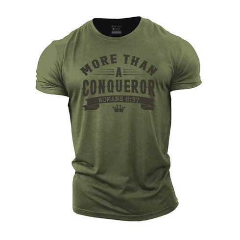 Men's More Than a Conqueror Cotton T-Shirt